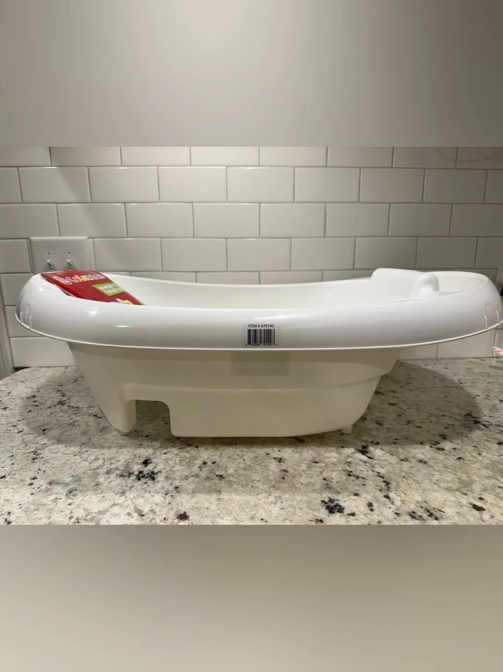 CoComelon 0-24 Month 3-in-1 Baby Bathtub W/Removable Sling, Drain and Storage